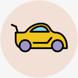 卡通车图片立体图标图片素材汽