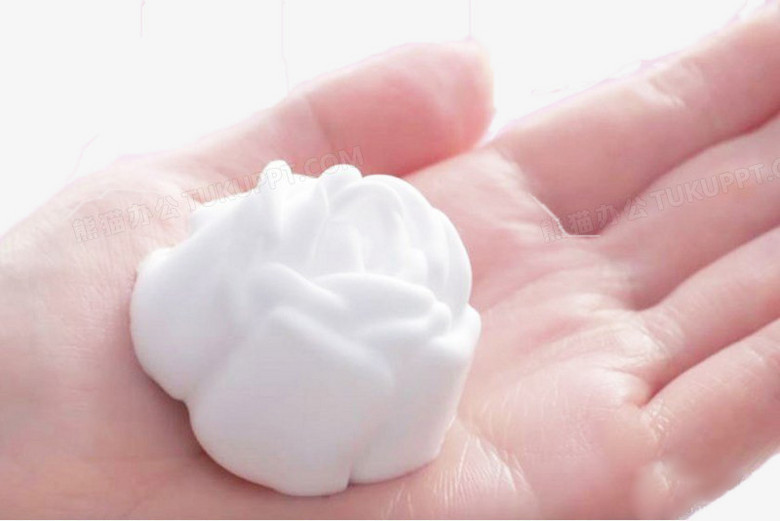 花朵泡沫洗面奶