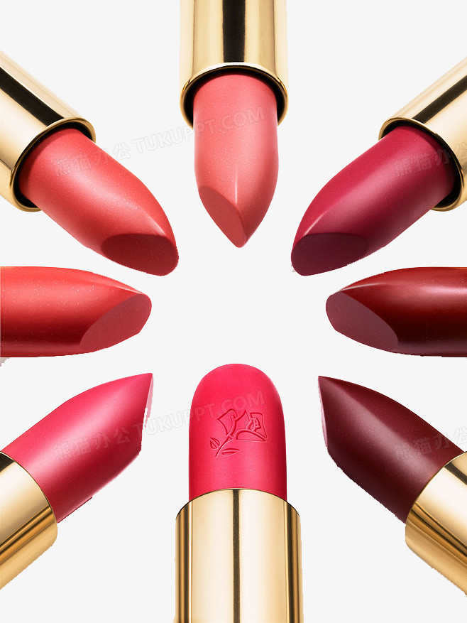 打开的口红png图片素材下载_口红png_熊猫办公