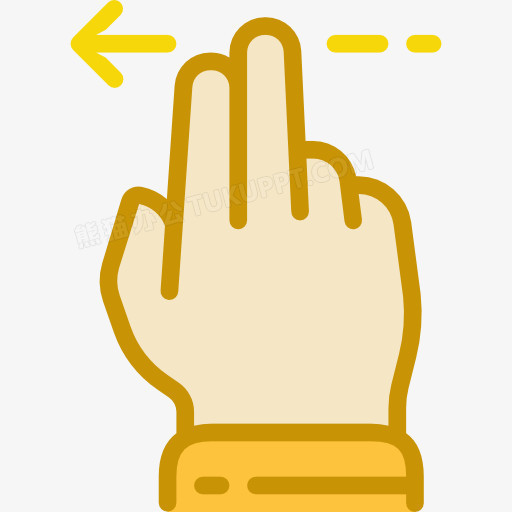 点击左边图标png图片素材下载_点击png_熊猫办公