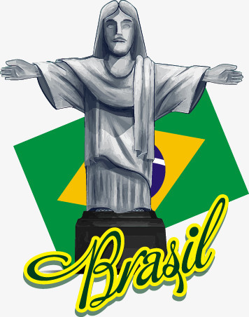 名胜古迹建筑矢量素材--巴西标志建筑