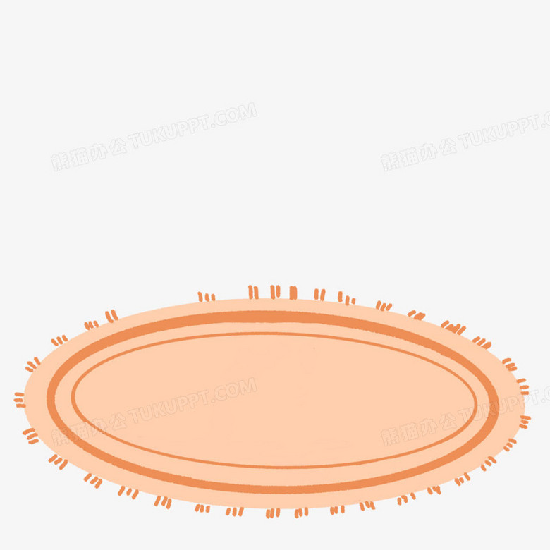卡通手绘免抠地毯PNG图片素材下载_手绘PNG_熊猫办公