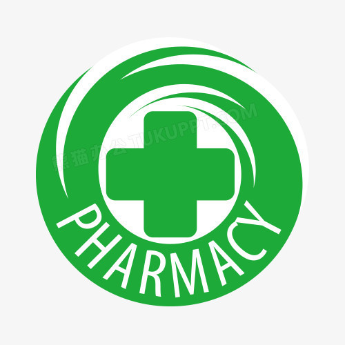 旋风绿色医院矢量图eps