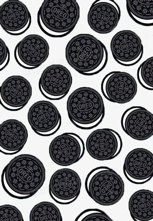 手绘奥利奥背景