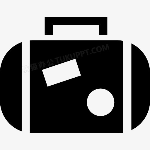 旅行的行李贴图标