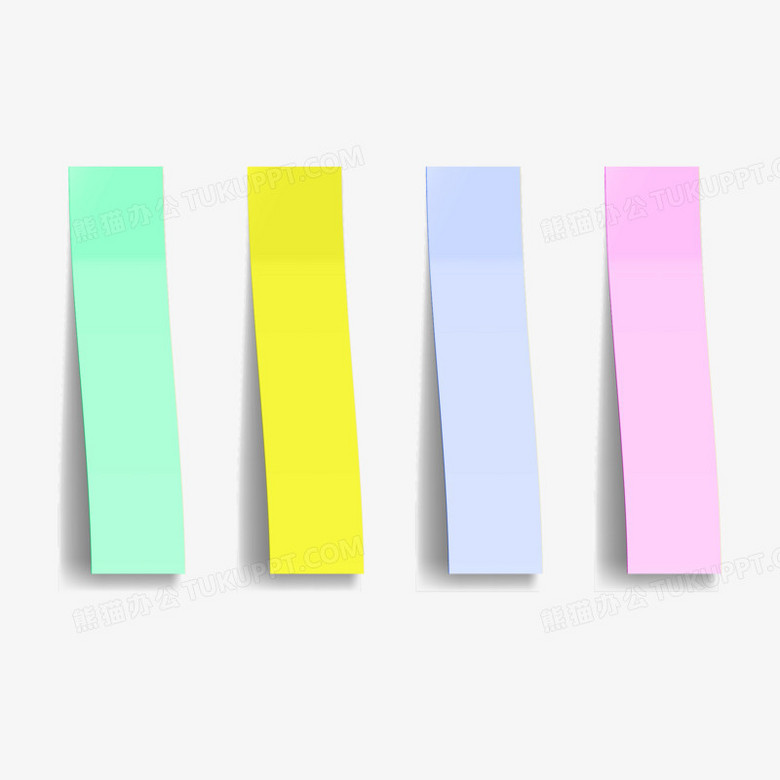 矢量简约便笺png图片素材下载 简约png 熊猫办公