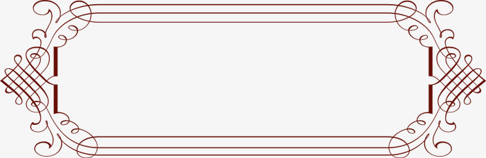 复古花纹边框高清矢量