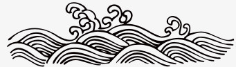 波浪海浪简笔画