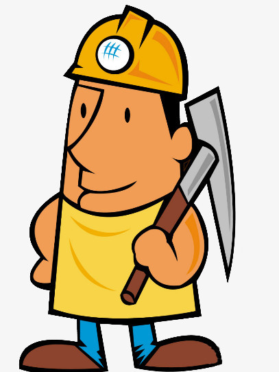 本作品内容为煤矿工人,     