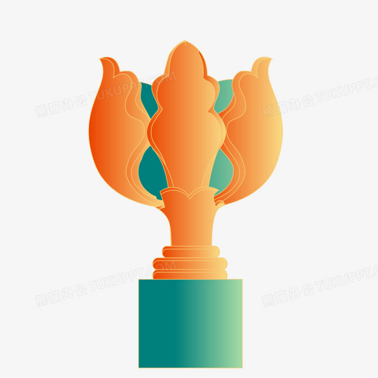 本作品全称为《卡通紫荆花雕塑地标建筑创意元素》,由迷南文化传媒