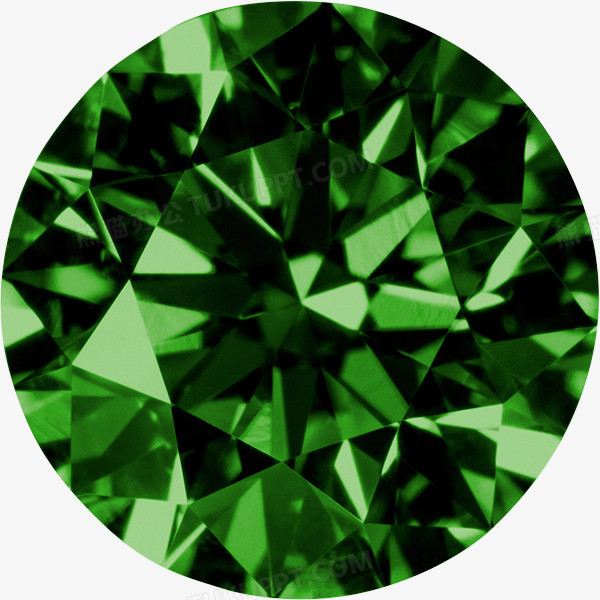 绿色钻石素材