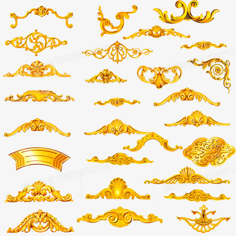 金色花边png图片素材免费下载 花边png 5000 5000像素 熊猫办公 金色花边png图片素材免费下载 花边png 5000 5000像素 熊猫办公