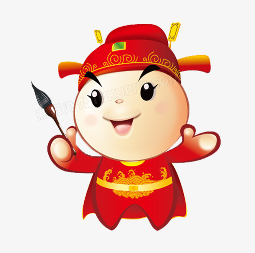 卡通手绘小状元素材图片