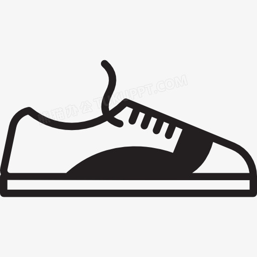 鞋的鞋带图标