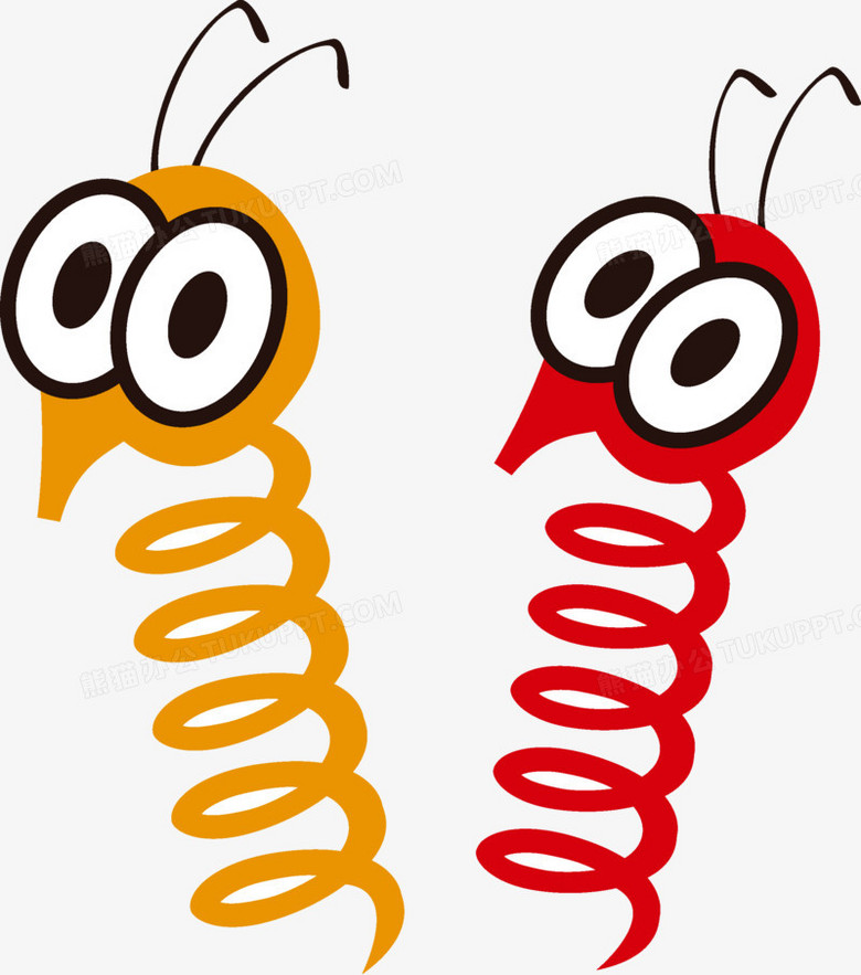 本作品全称为《红黄色卡通风搞笑弹簧蜜蜂表情元素》,使用adobe