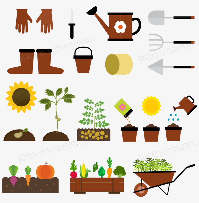 花园种植元素