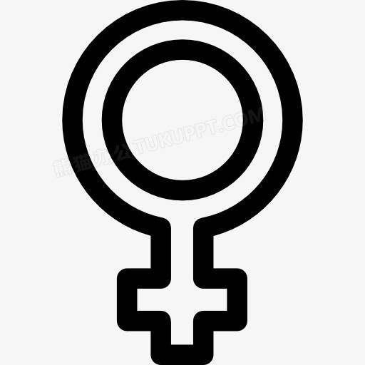 femenine性别符号图标