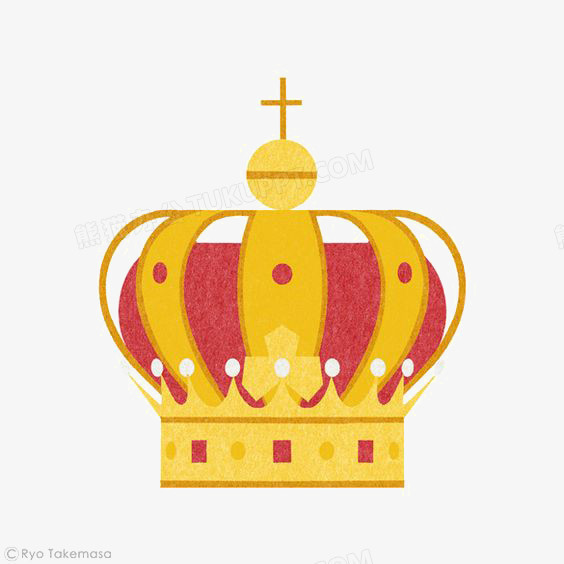 卡通王冠png图片素材免费下载 卡通png 564 564像素 熊猫办公