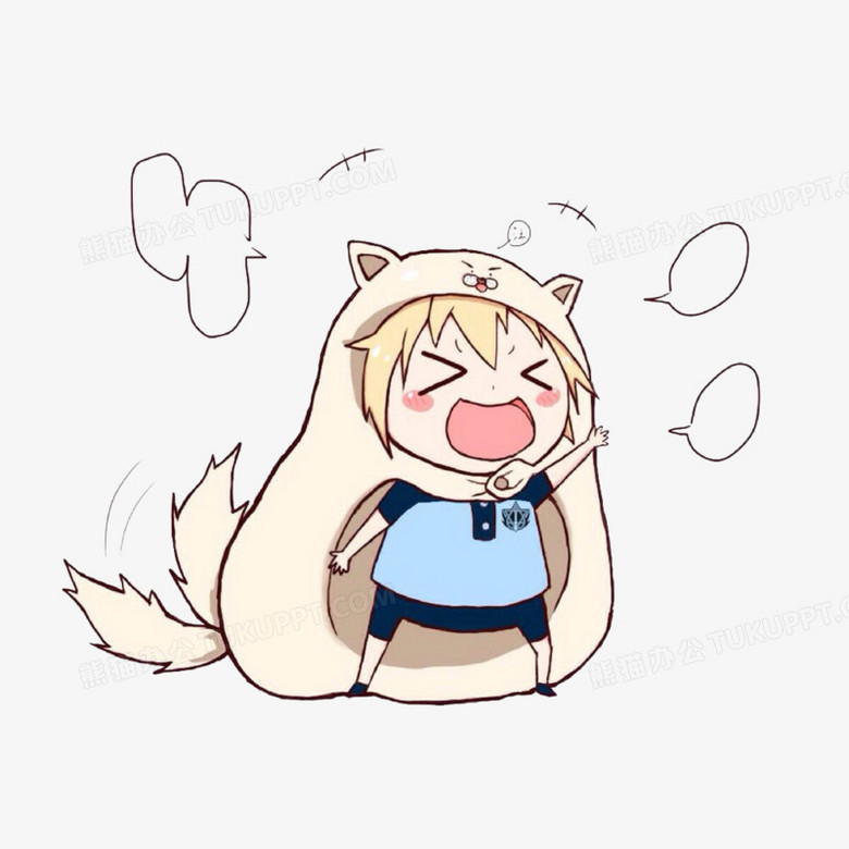 本作品全称为《彩色卡通风生气张大嘴巴的动漫人物创意元素》,在整个