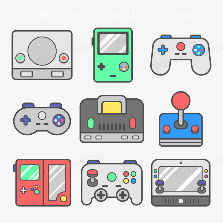 矢量游戏手柄PNG图片素材下载_游戏PNG_熊猫办公