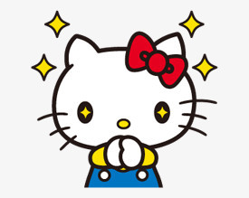 眼冒金星的hello kitty萌萌哒