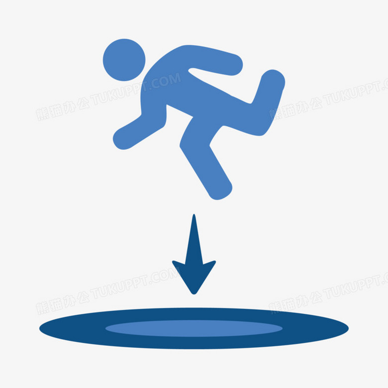 简约蓝色传送门图标元素