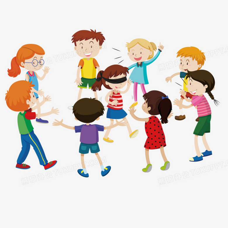 本作品全称为《彩色卡通风天真活泼可爱小朋友捉迷藏元素》,使用adobe