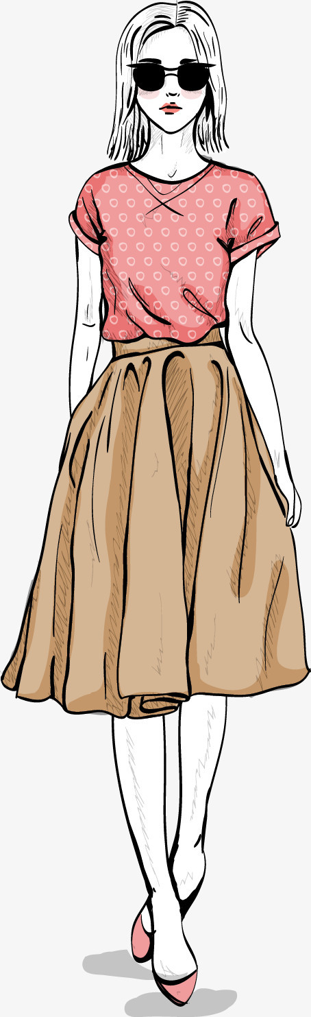 矢量女装人物效果图png图片素材下载_女装png_熊猫办公