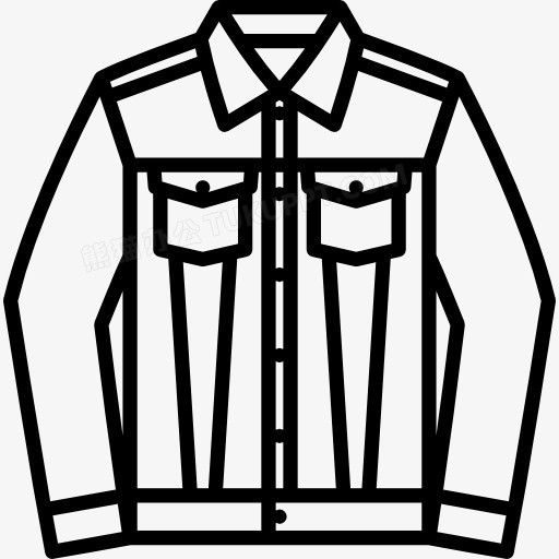 denim jacket 图标