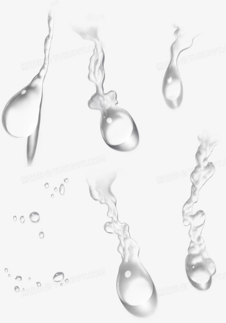 水滴png图片素材下载 水滴素材png 熊猫办公