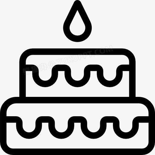 生日蛋糕图标