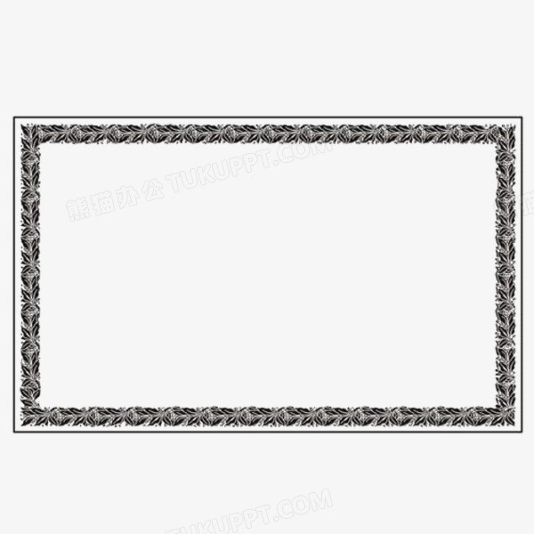 长方形边框
