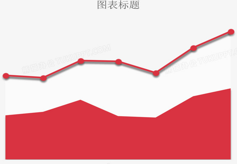 簡約商務折線圖