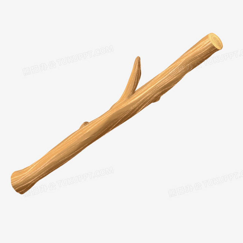 在整个配色上使用黄色作为基础色调,设计了树干木棍,整体呈现卡通风.