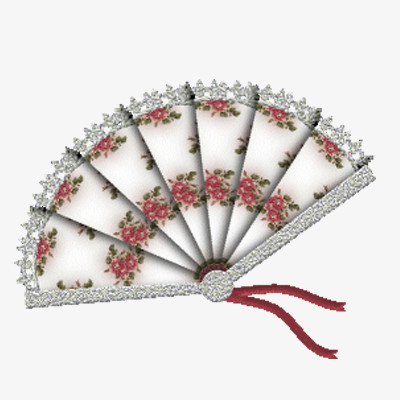 花纹扇子图片