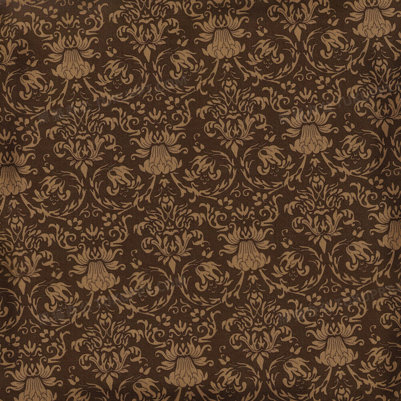 棕色复古花纹背景