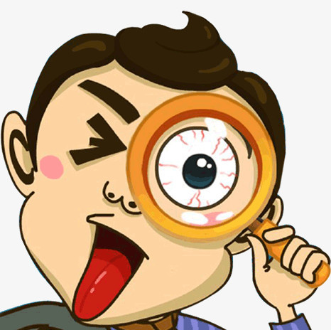 本作品全称为《卡通手绘彩色放大镜男孩创意元素》,在整个配色上使用