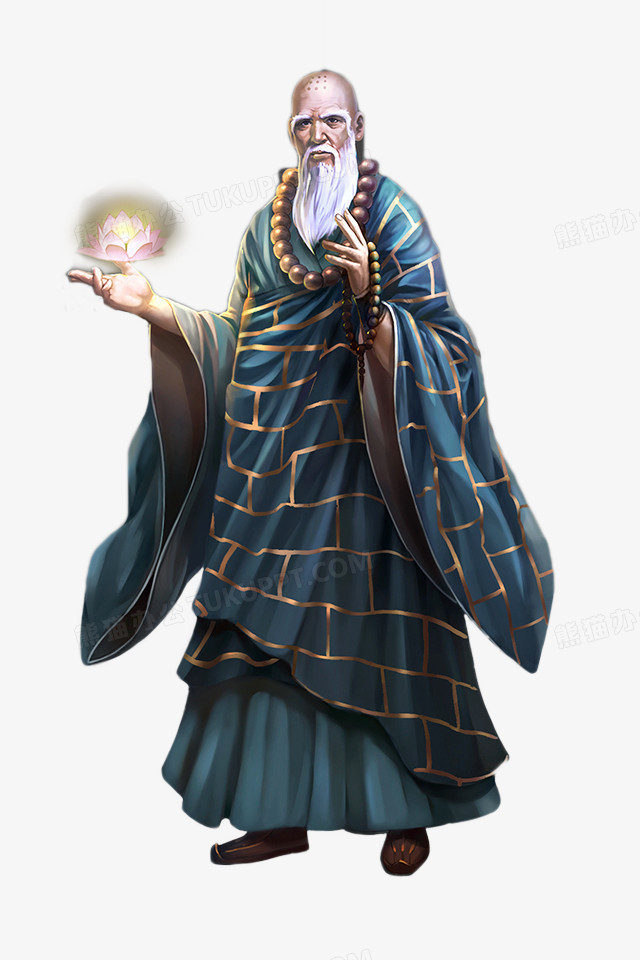 和尚png图片素材下载_和尚png_熊猫办公