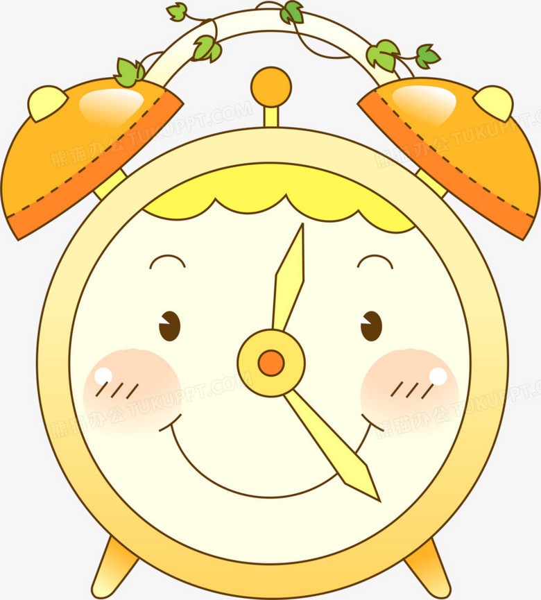 卡通钟表PNG图片素材下载_钟表卡通PNG_熊猫办公