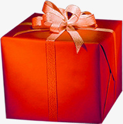 红色正方形礼盒开业