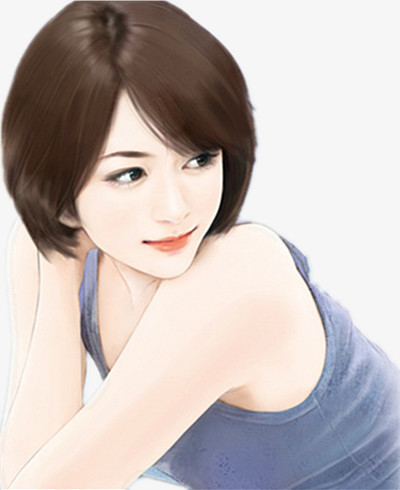 本作品内容为美女,                                格式为 png