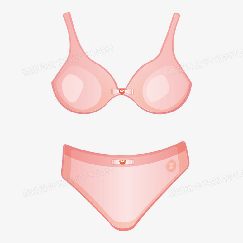 女生粉色内衣素材