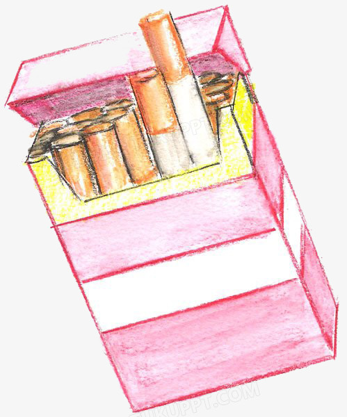 香烟素描图片