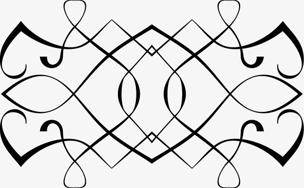 不规则线条创意花纹