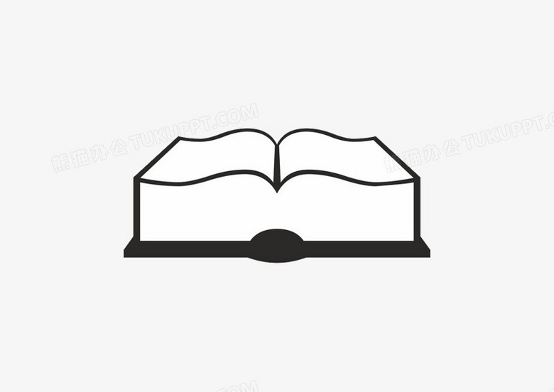 手绘翻开的书本