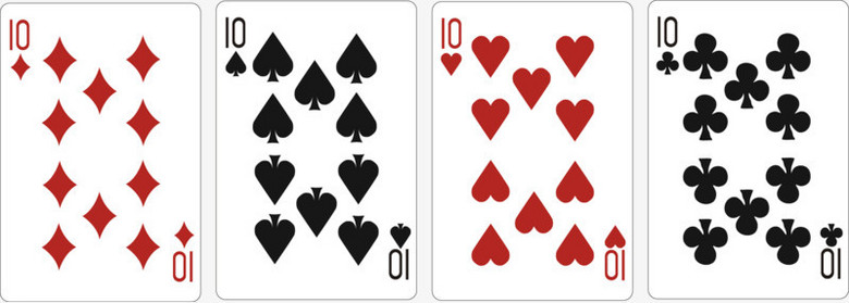 扑克牌方片10图片图片