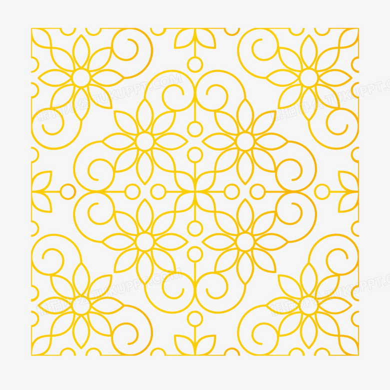 金色中国风花纹免抠png图片素材下载 花纹png 熊猫办公 金色中国风花纹免抠png图片素材下载 花纹png 熊猫办公