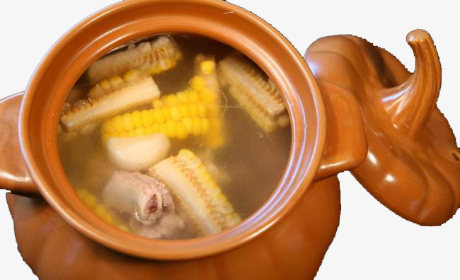 玉米排骨炖罐图片