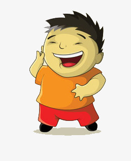 本作品全称为《卡通大笑着的男子创意元素》,在整个配色上使用多种