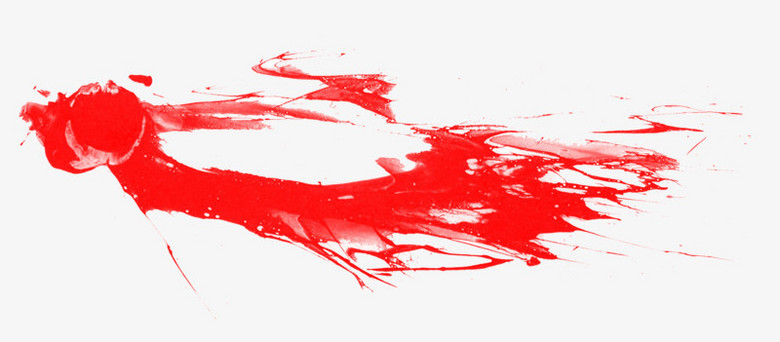红色的血迹png图片素材免费下载 血迹png 2360 1034像素 熊猫办公